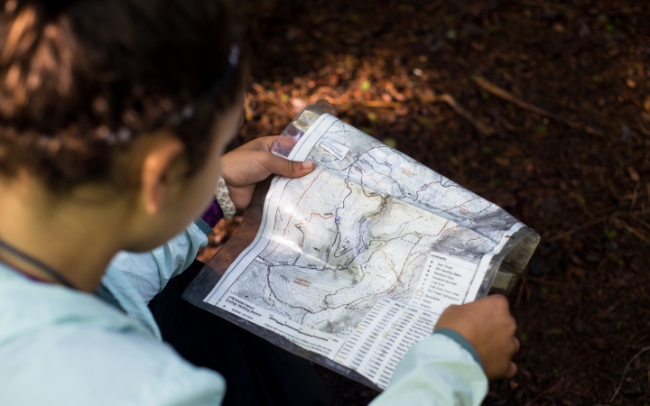 teens learn navigation skills near baltimore